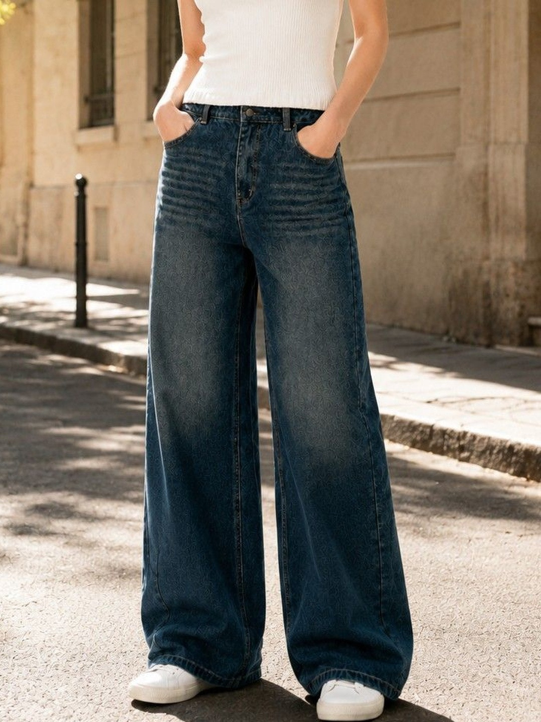 DENIMLOOK Women High-Rise Light Fade Jeans