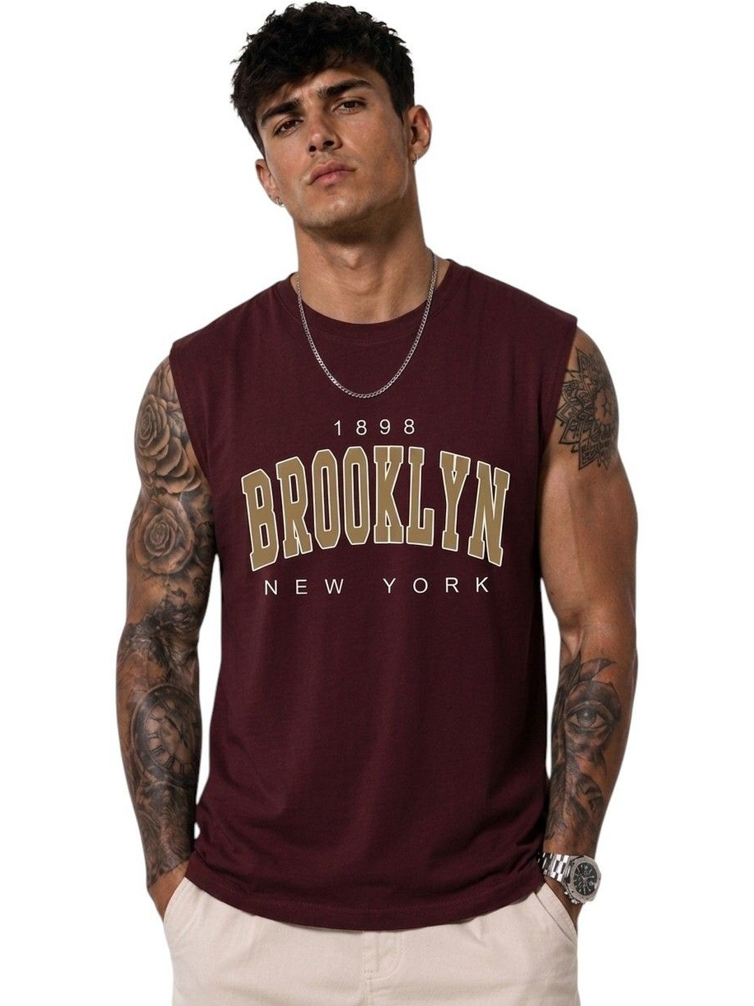 Colorchakra Men Typography Printed T-shirt
