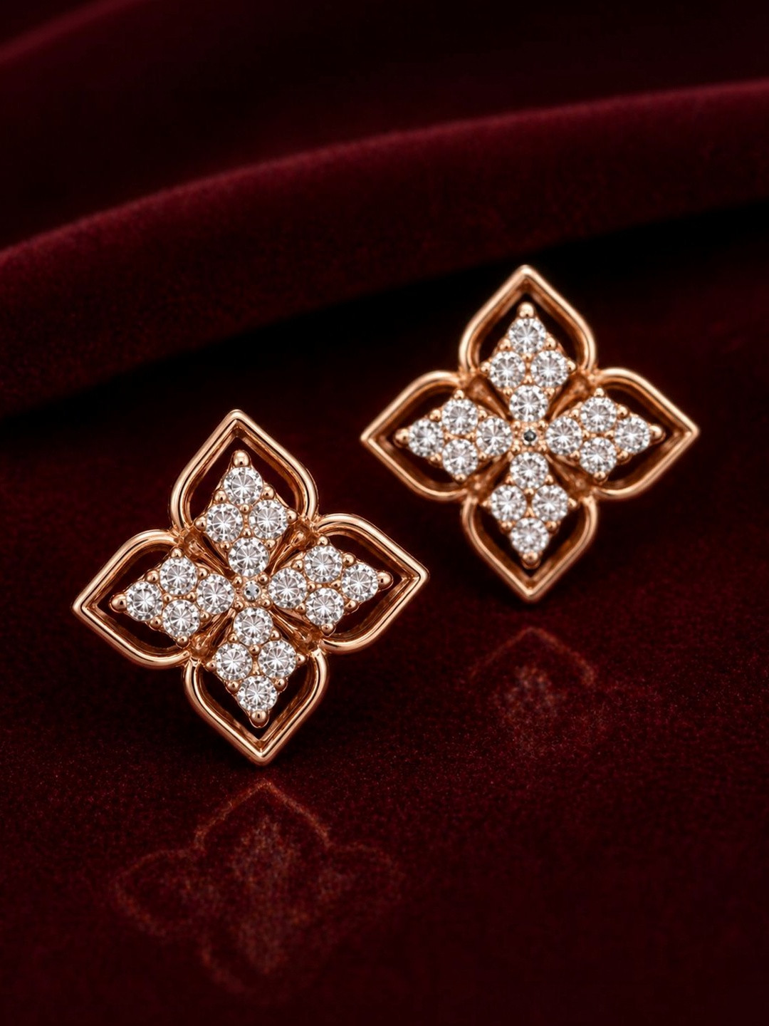 Forevershine Floral Studs Earrings