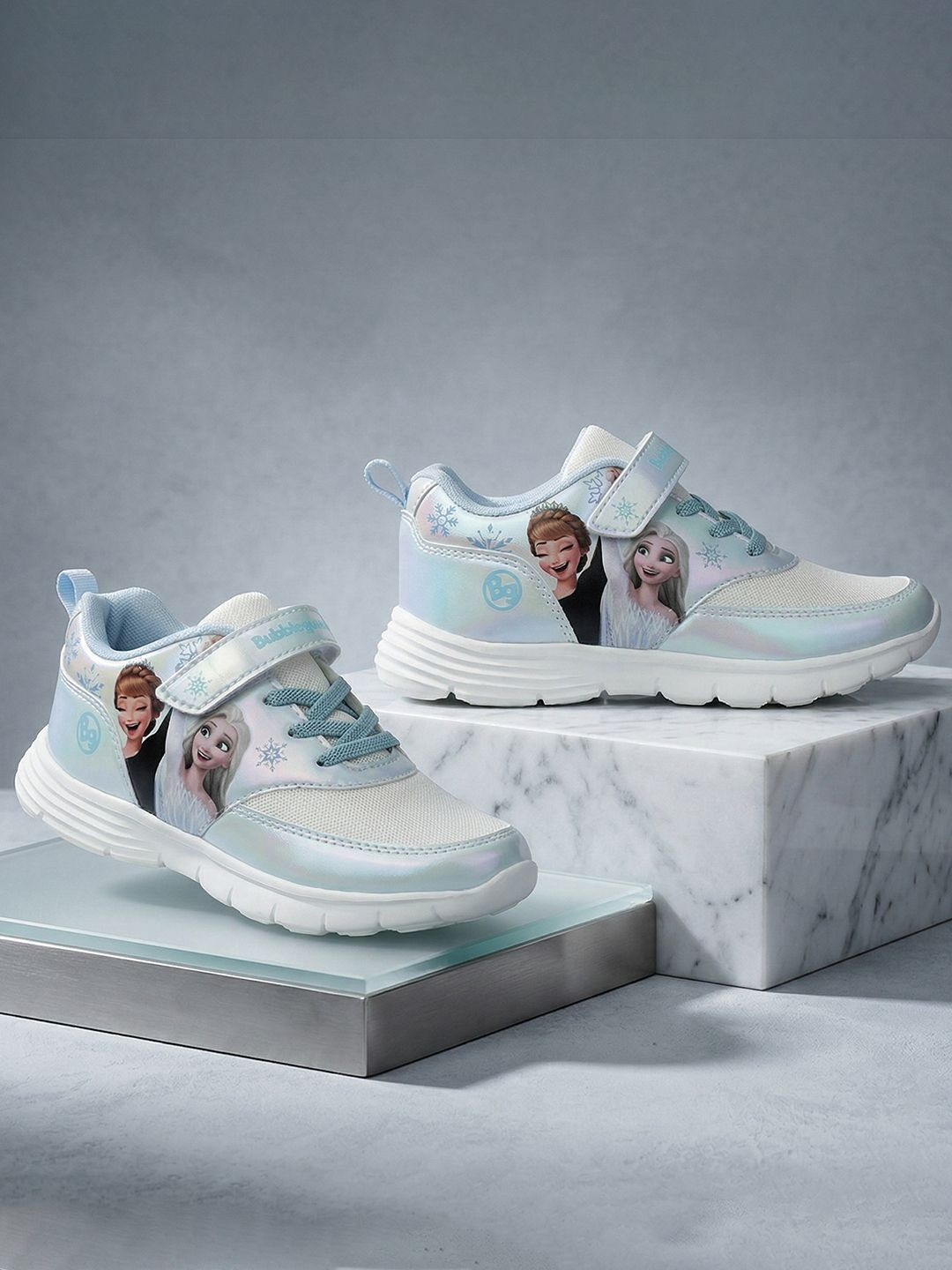Bubblegummers Girls Frozen Colourblocked Sneakers