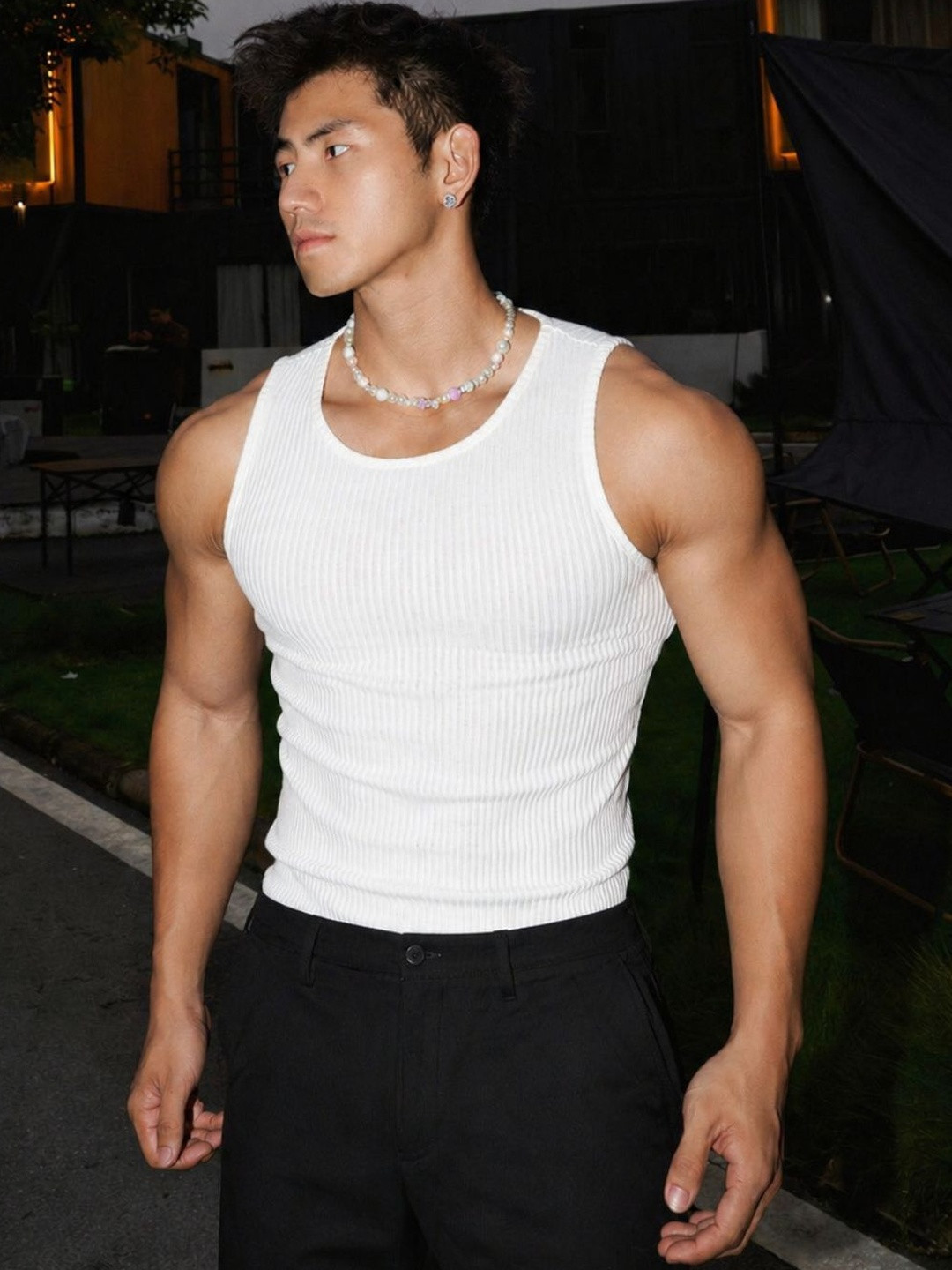 ROCKWELL Self Design Cotton Tank