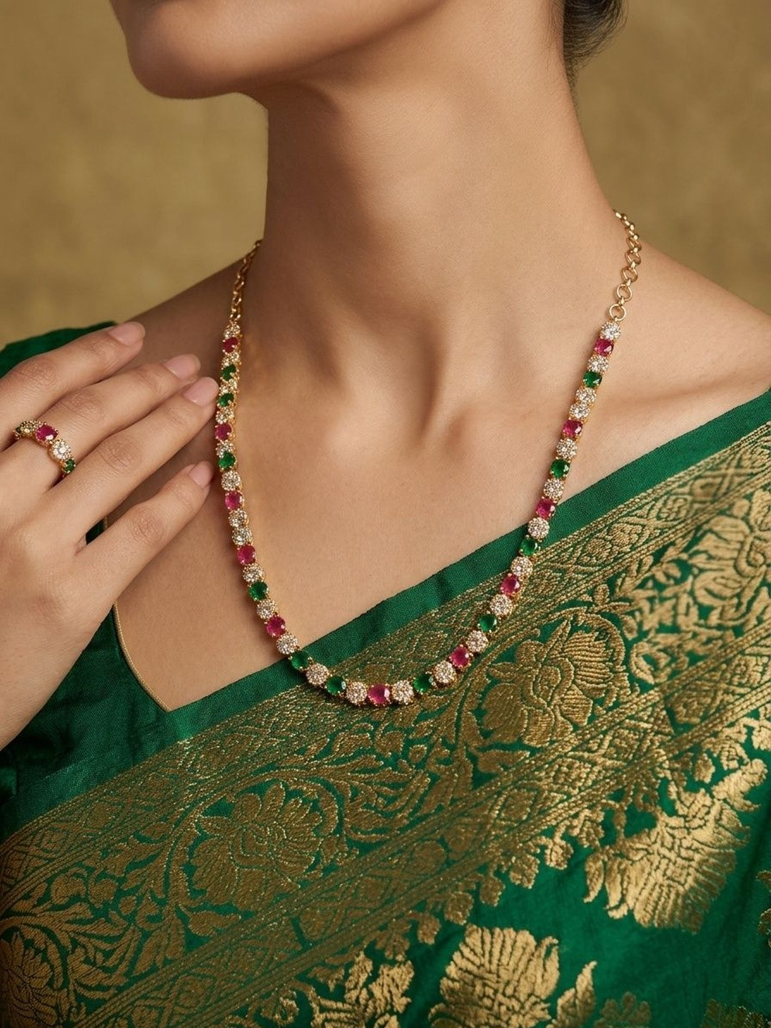 LABEL RUBY Brass Gold-Plated Necklace