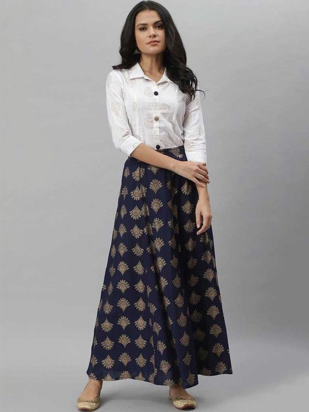 Yashwani Fashion Printed Shirt with Palazzos