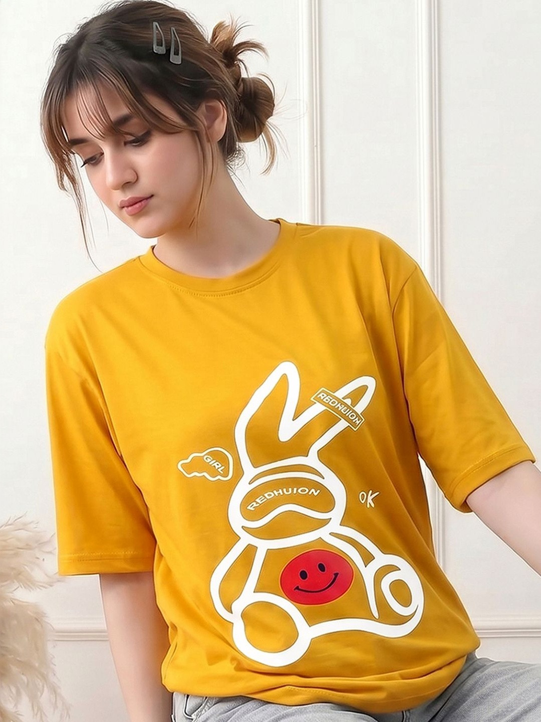 ADDYVERO Women Printed T-shirt