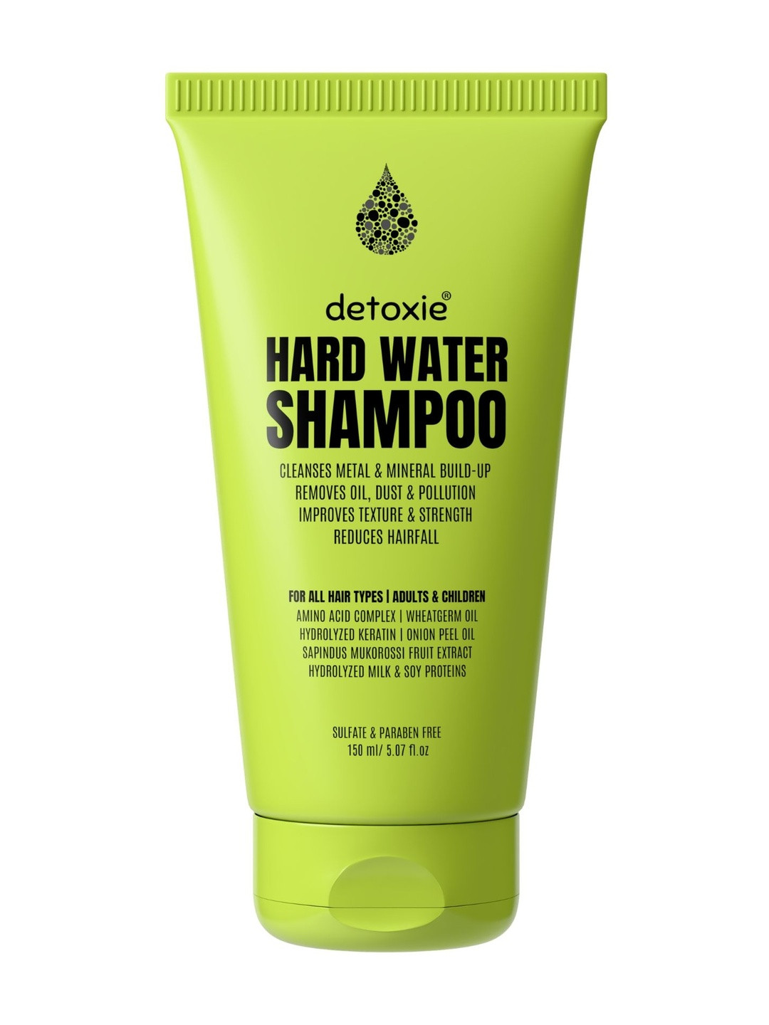 Detoxie Hard Water Keratin & Soy Shampoo - 150 ml