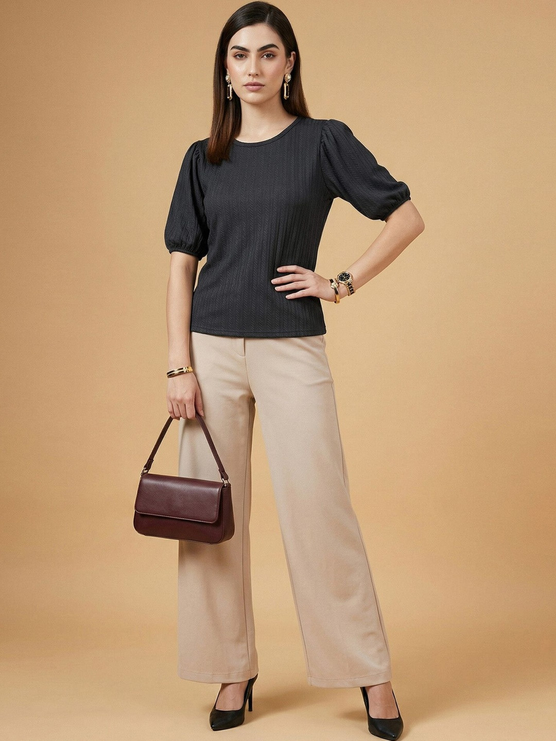 GIRL CNTRL Puff Sleeve Top