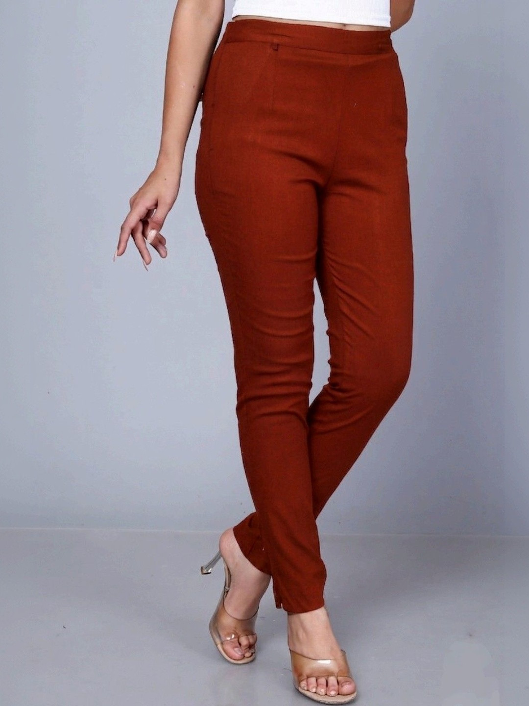 RIVNIX Women Smart High-Rise Trousers