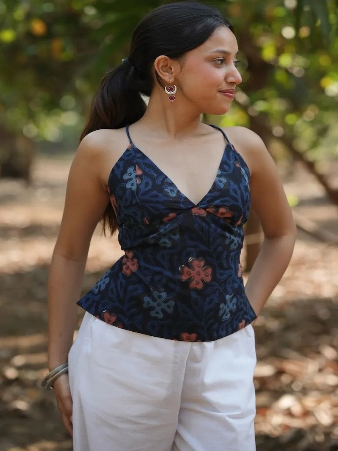 BENPANI Floral Print Cotton Top