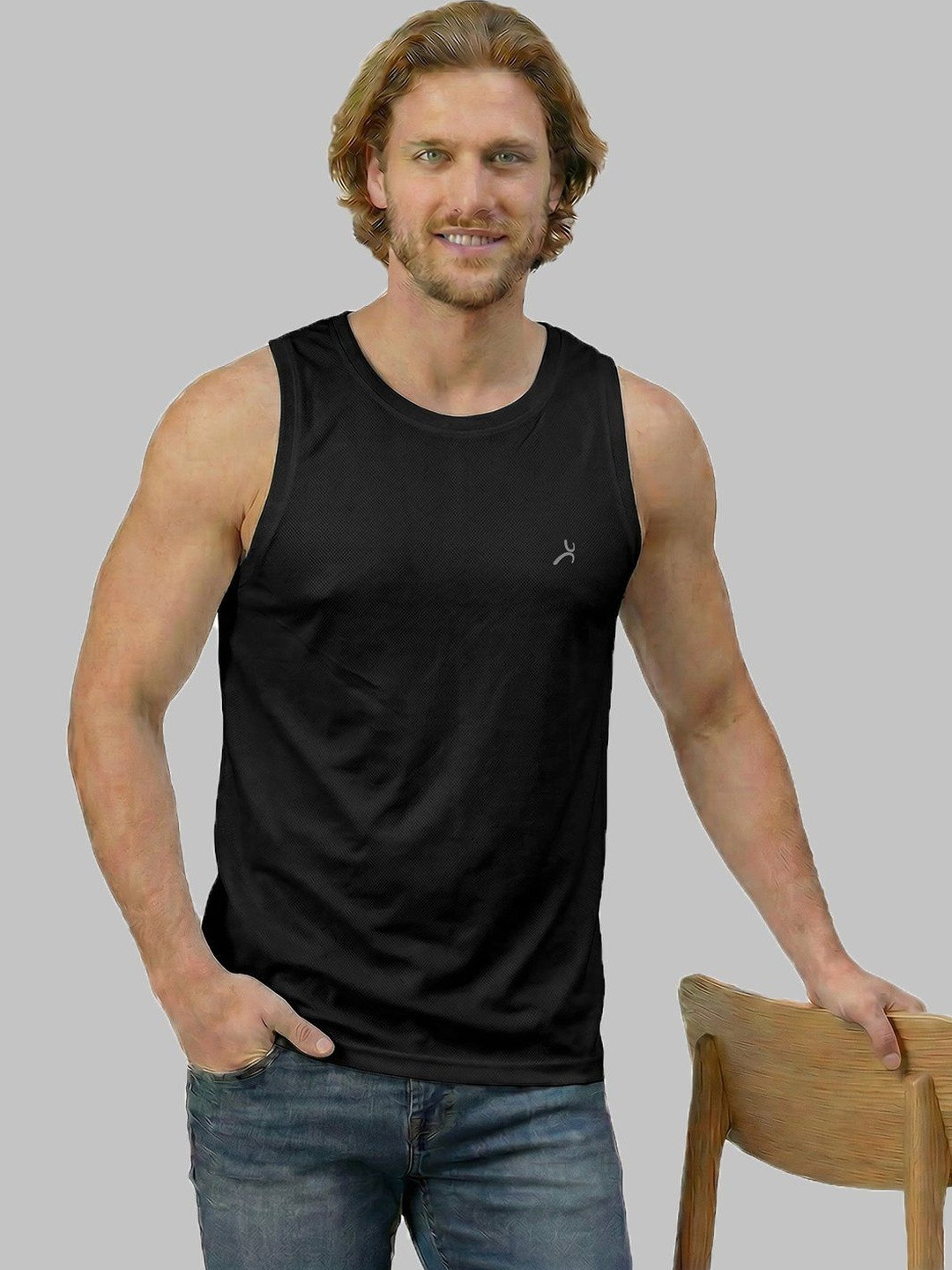 AMUL COMFY Men Ultra Light Micro Fibre Quick Dry Anti Odour Athlix Vest
