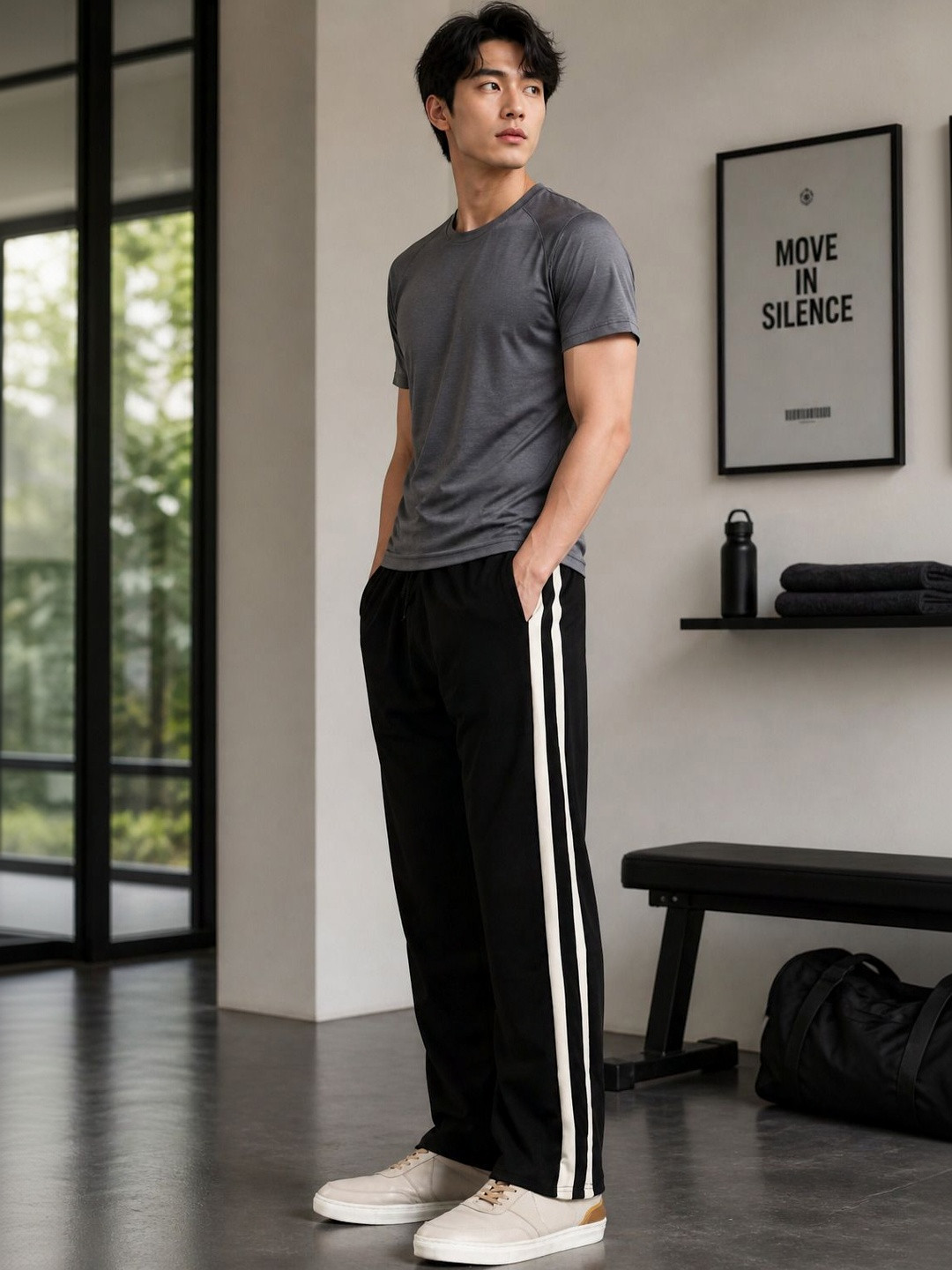ROOPKAR Men Regular Fit Training Track Pants