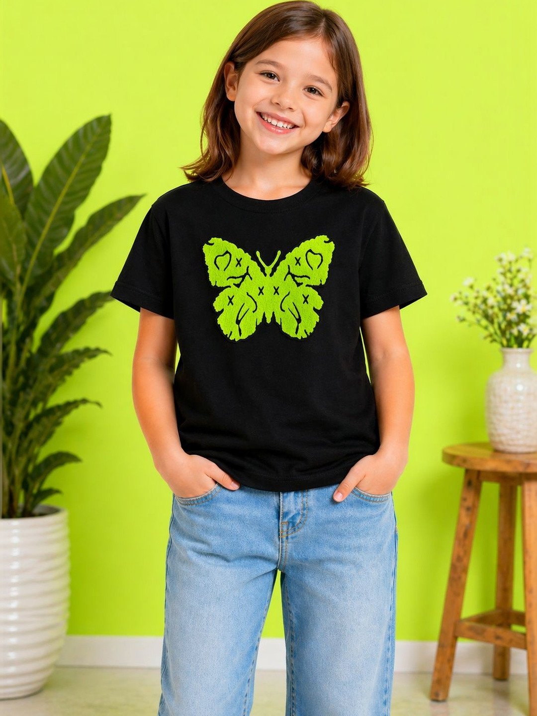 Porpy Girls Printed T-shirt
