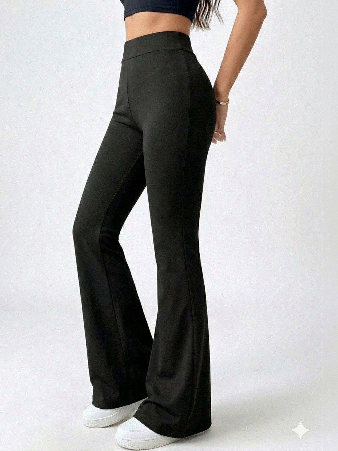 Prachin Fashion Women Original High-Rise Trousers