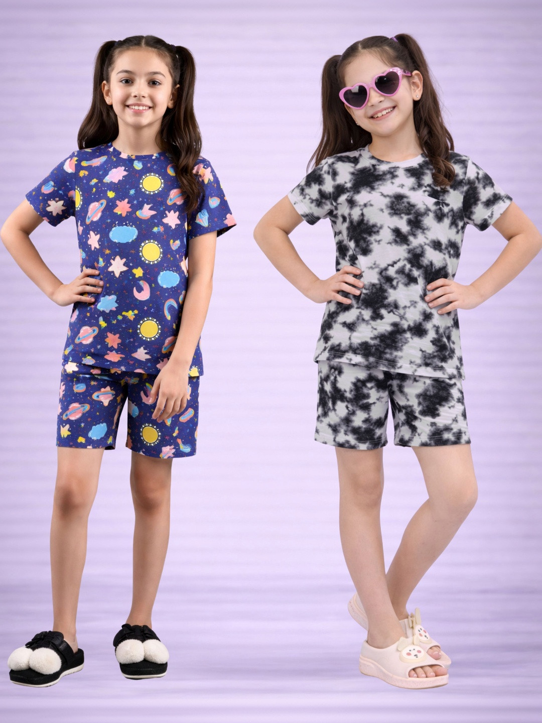 LITBABY Girls Printed Nightdress