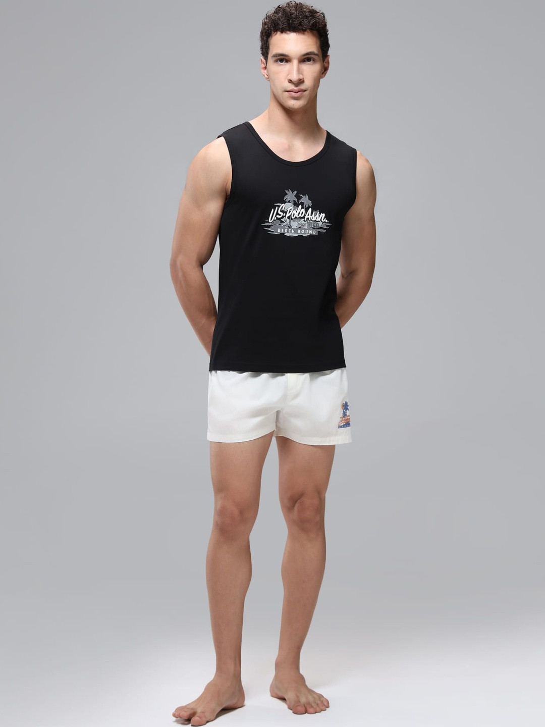 U.S. Polo Assn. Pack of 2 Printed Cotton Tank