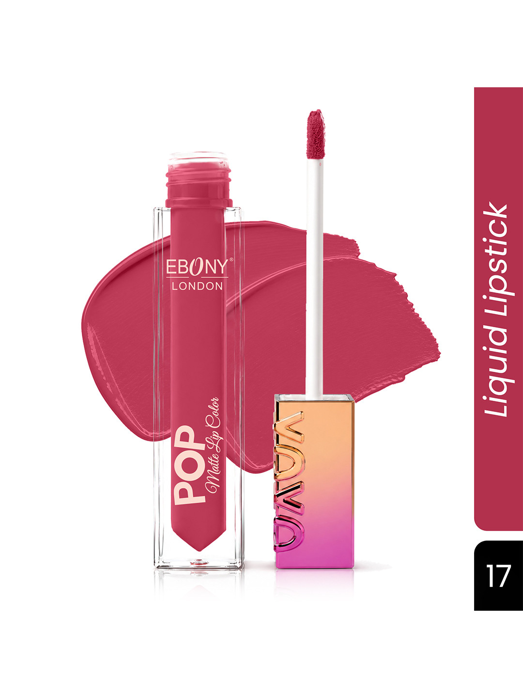 EBONY LONDON Pop Matte Waterproof Liquid Lip Color - 5 ml - Shade-17