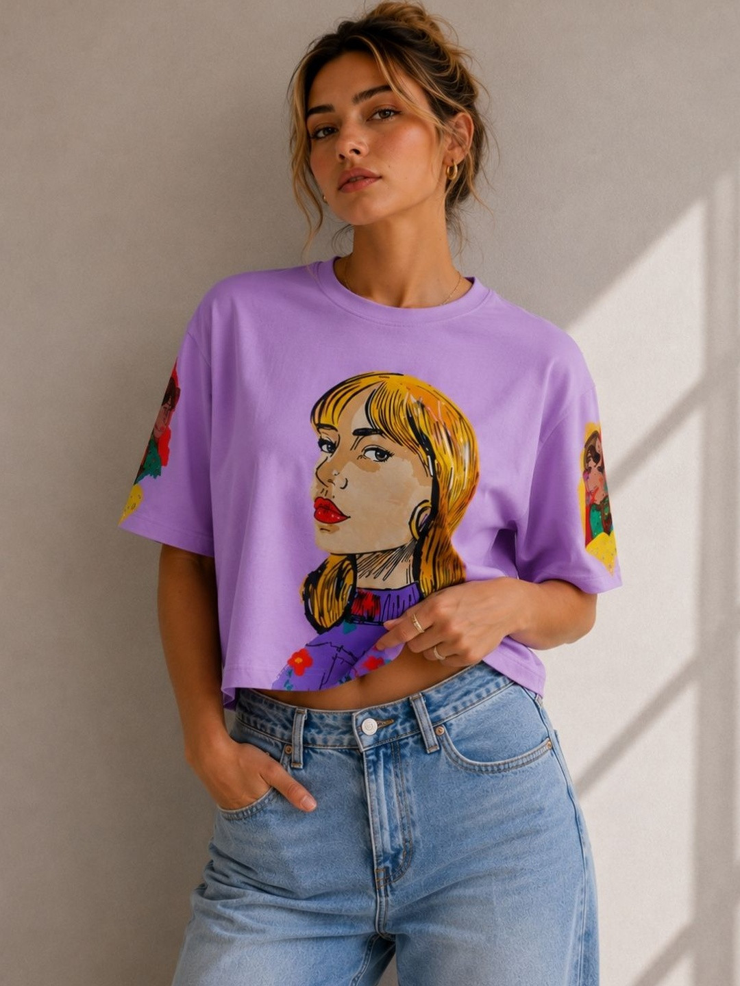 clobug Women Printed T-shirt