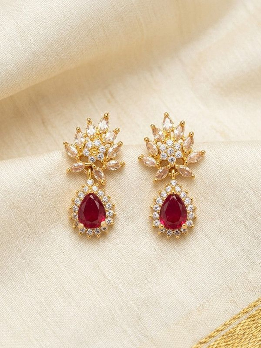 Talish Floral Drop Earrings