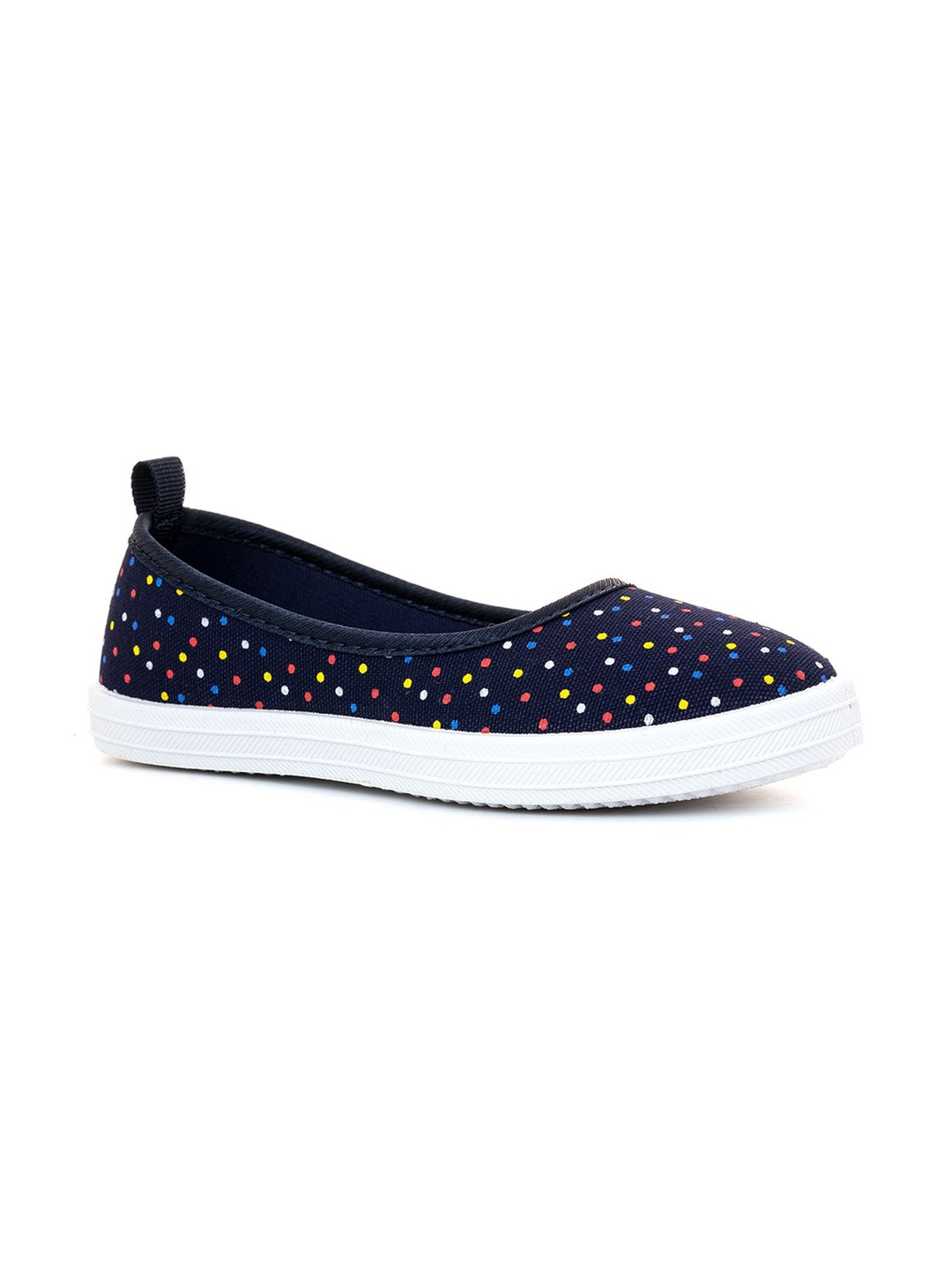 Khadims Printed Round Toe Slip-On Ballerinas