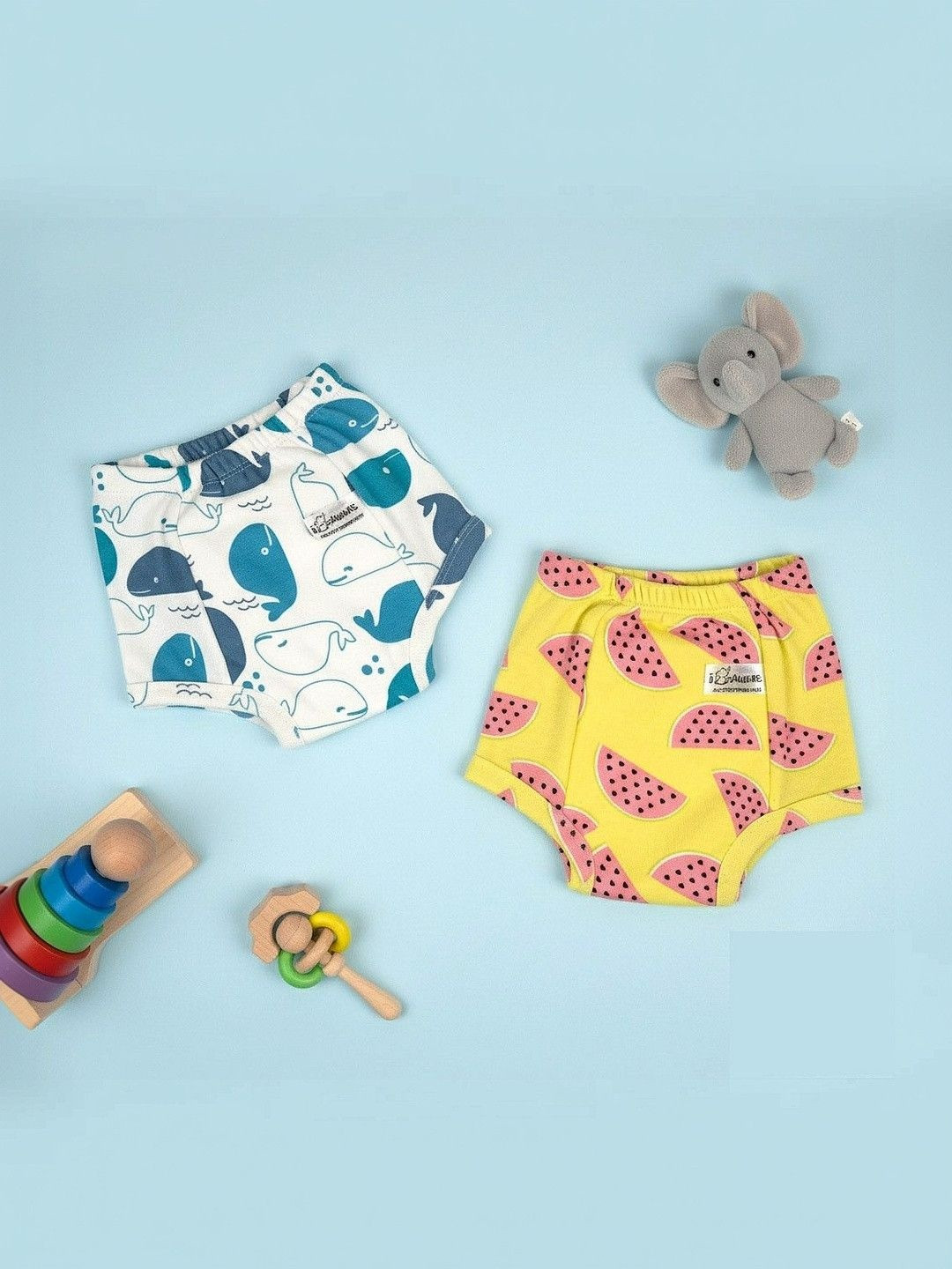 Snugkins Kids Pack Of 2 Printed Padded Cotton Potty Training Pants