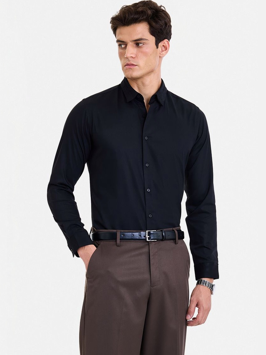Snitch Men Slim Fit Party Shirt