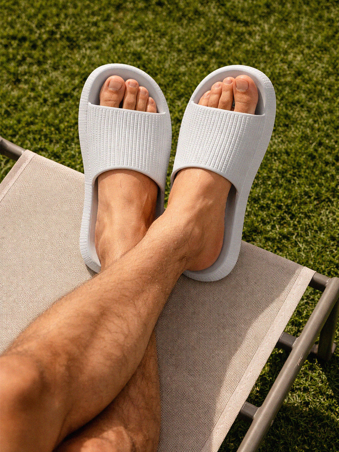 hummel Men Self Design Rubber Sliders