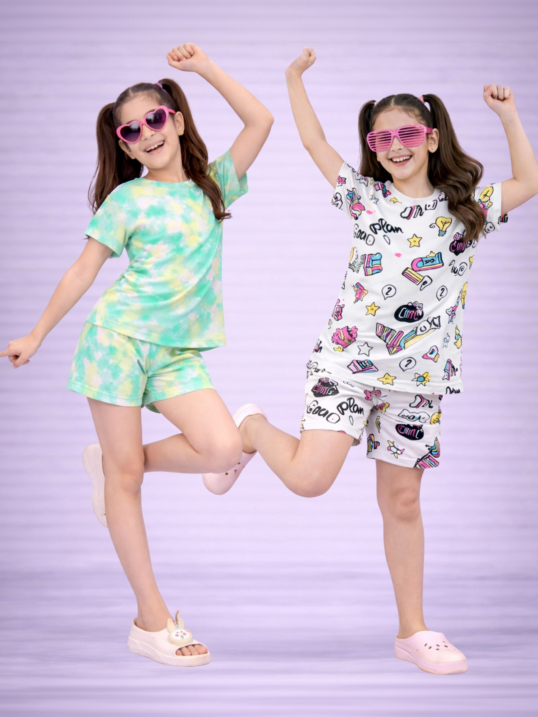 LITBABY Girls Printed Nightdress