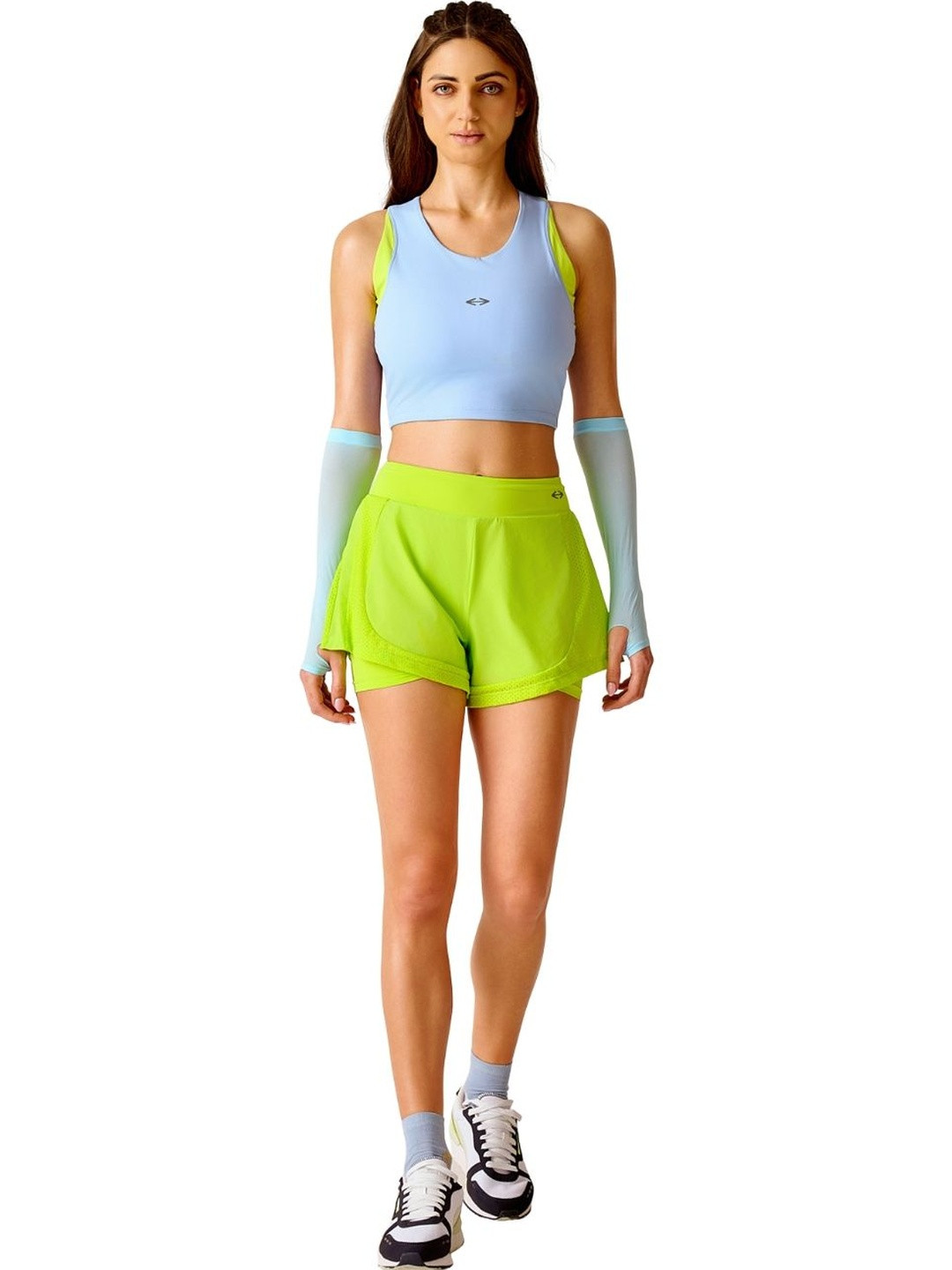 STRCH Colourblocked Bra Medium Coverage