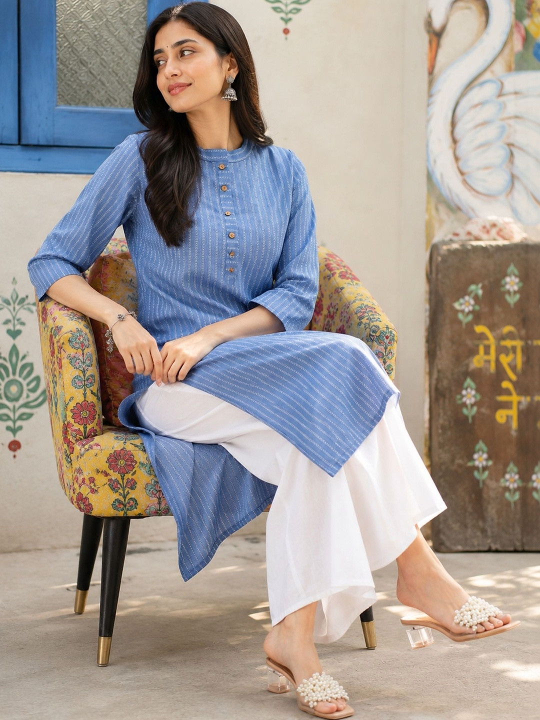 Milvia Women Printed Kurta