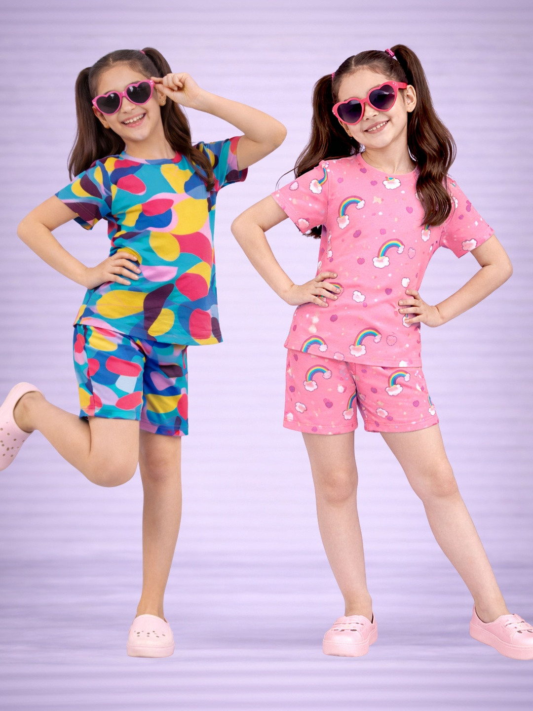 LITBABY Girls Printed Nightdress