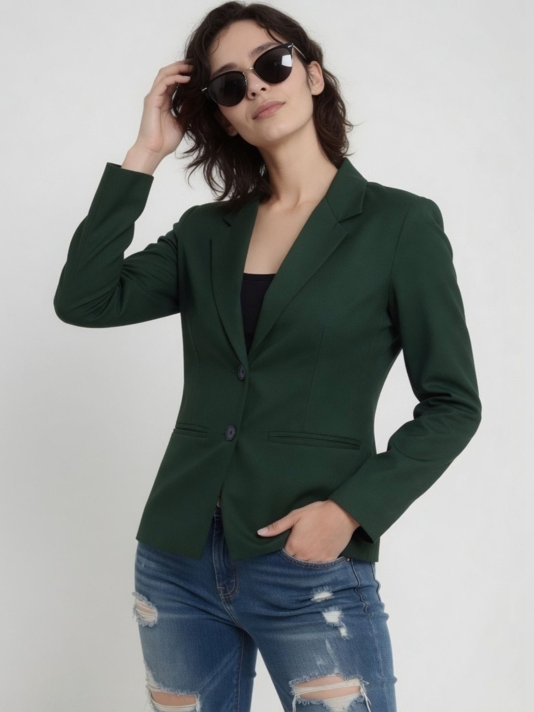 BAESD Single-Breasted Casual Blazer
