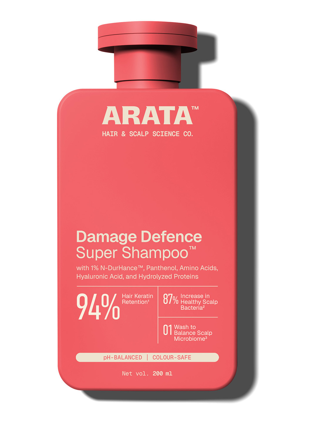 ARATA Plant-Powered Super Shampoo with Onion Oil & Apple Cider Vinegar - 200 ml