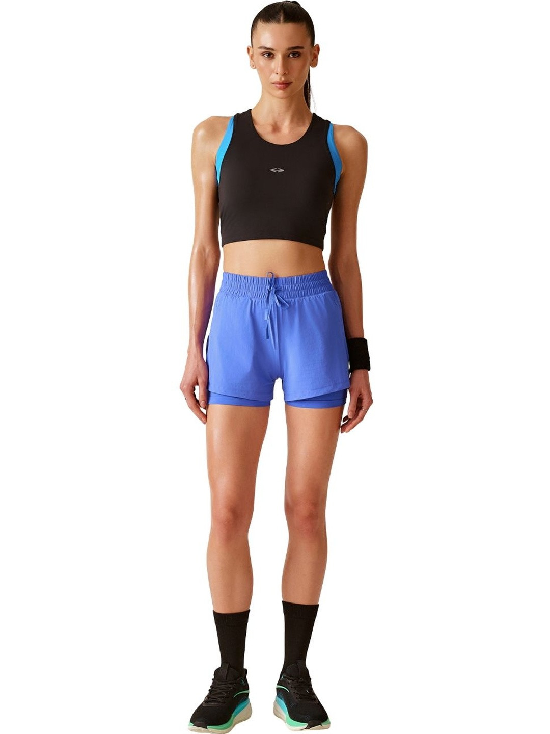 STRCH Colourblocked Bra Medium Coverage