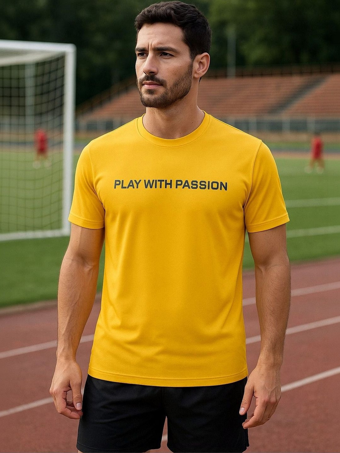 Raves Men Printed Antimicrobial T-shirt