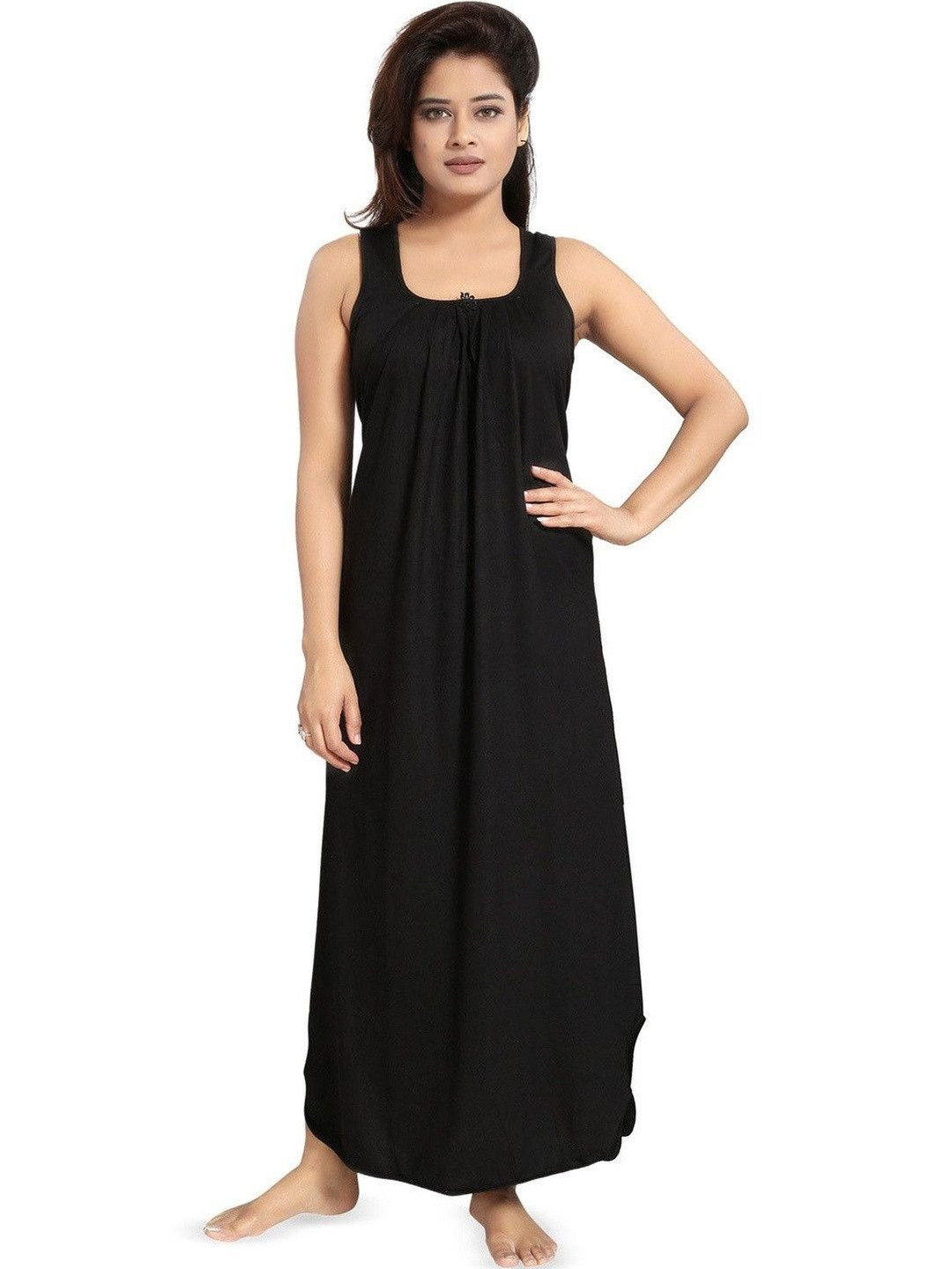 NIGHTY KING Women Maxi Nightdress