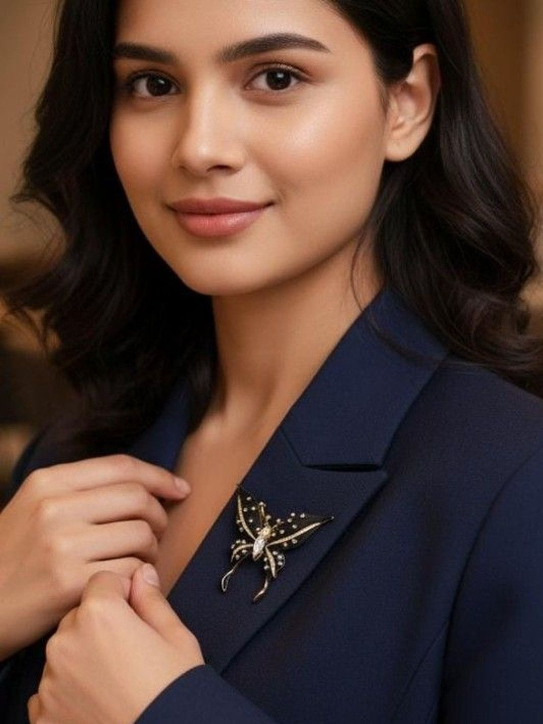 ISHKAARA Gold-Toned Plated Alloy Brooch