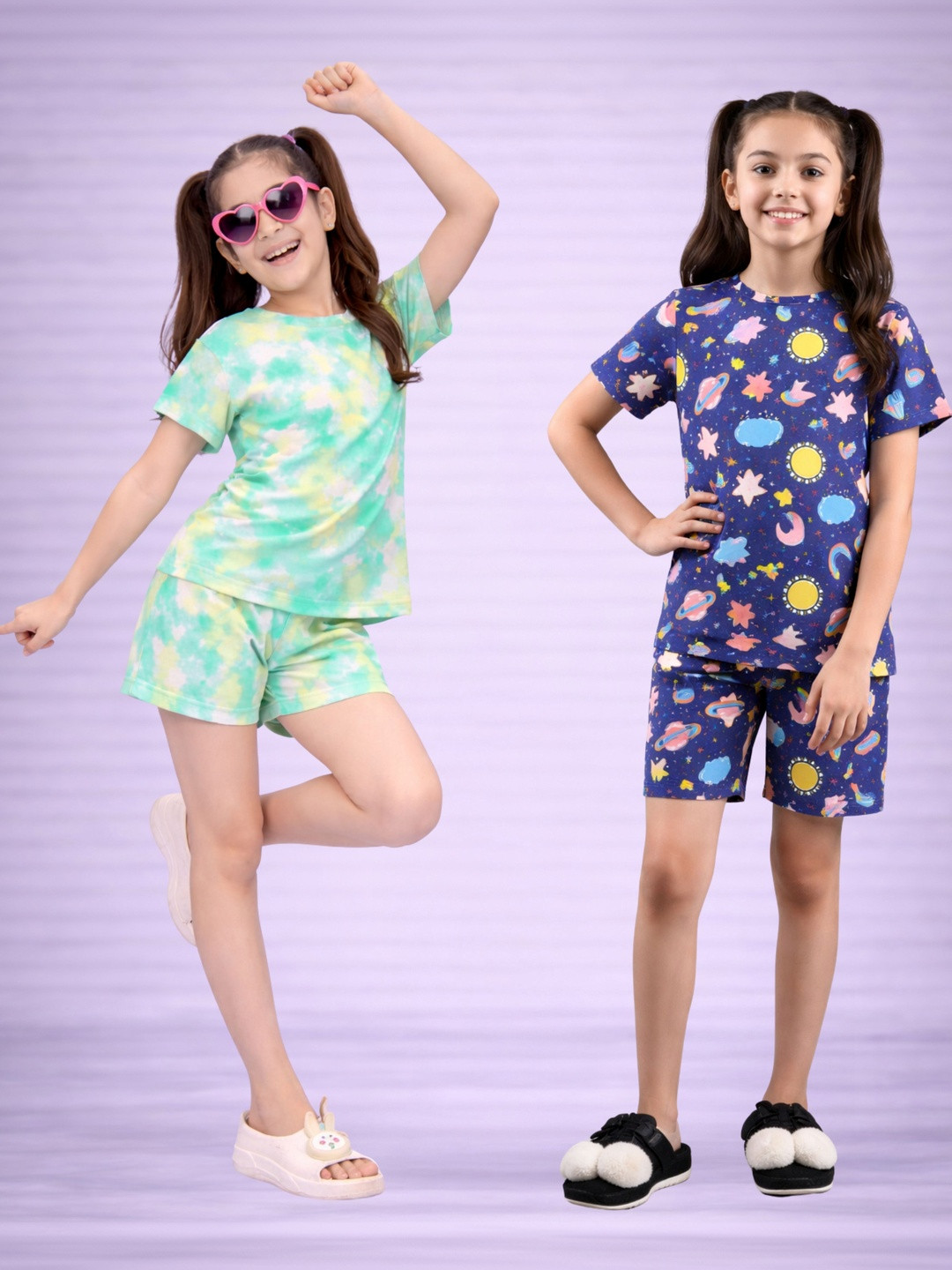 LITBABY Girls Printed Nightdress
