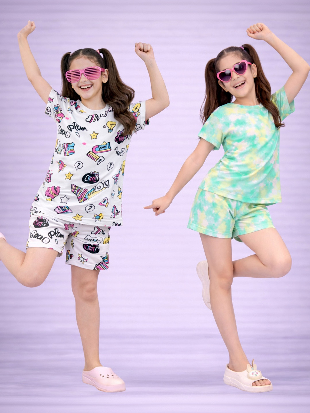 LITBABY Girls Printed Nightdress