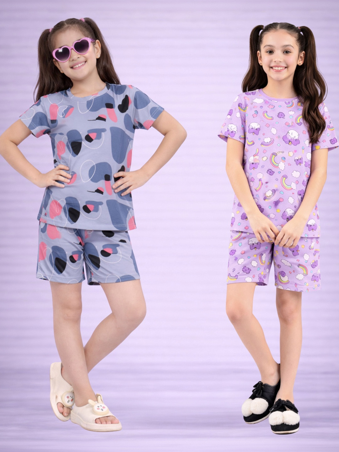 Girls Printed Nightdress 6
