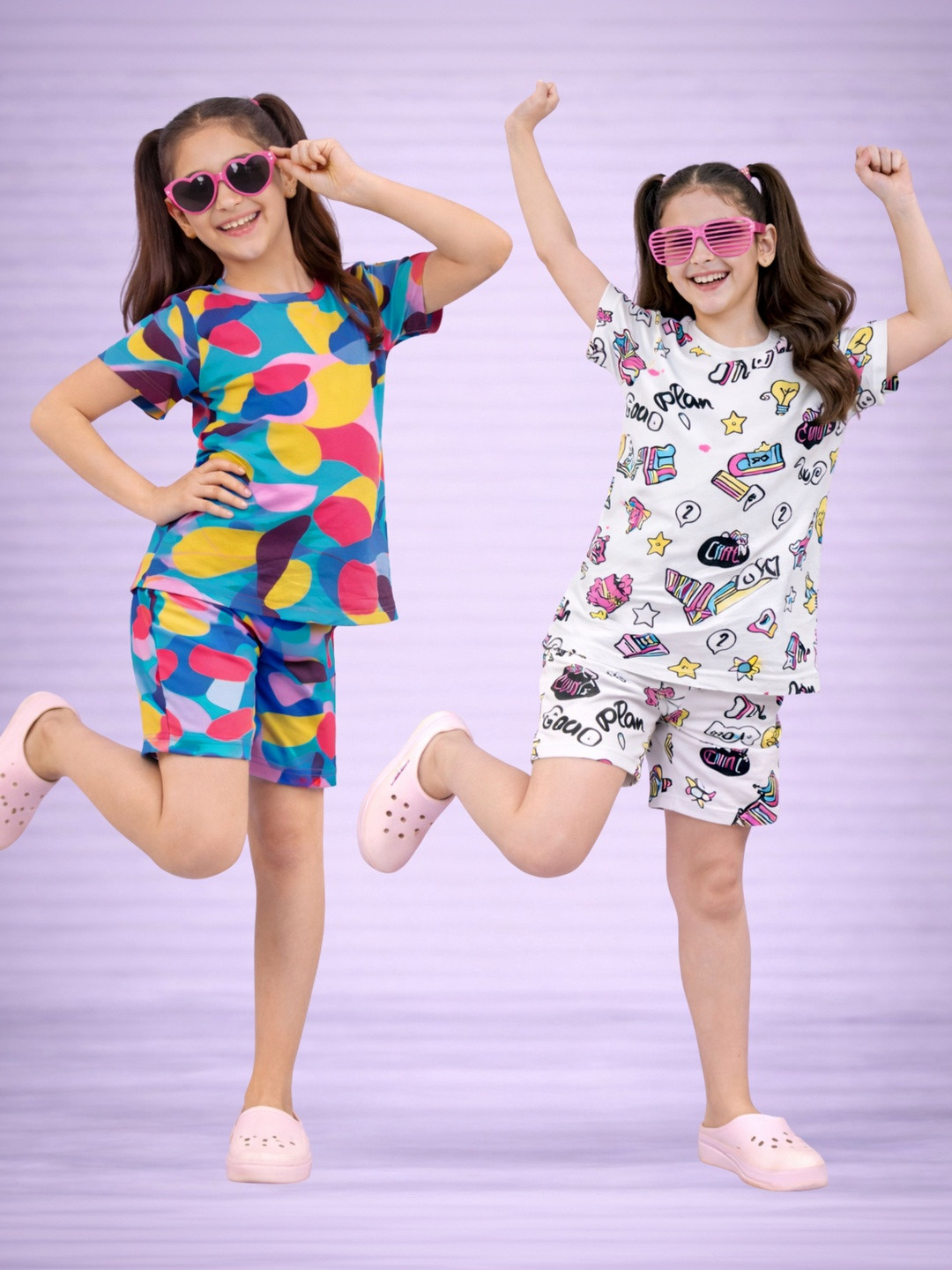 LITBABY Girls Printed Nightdress