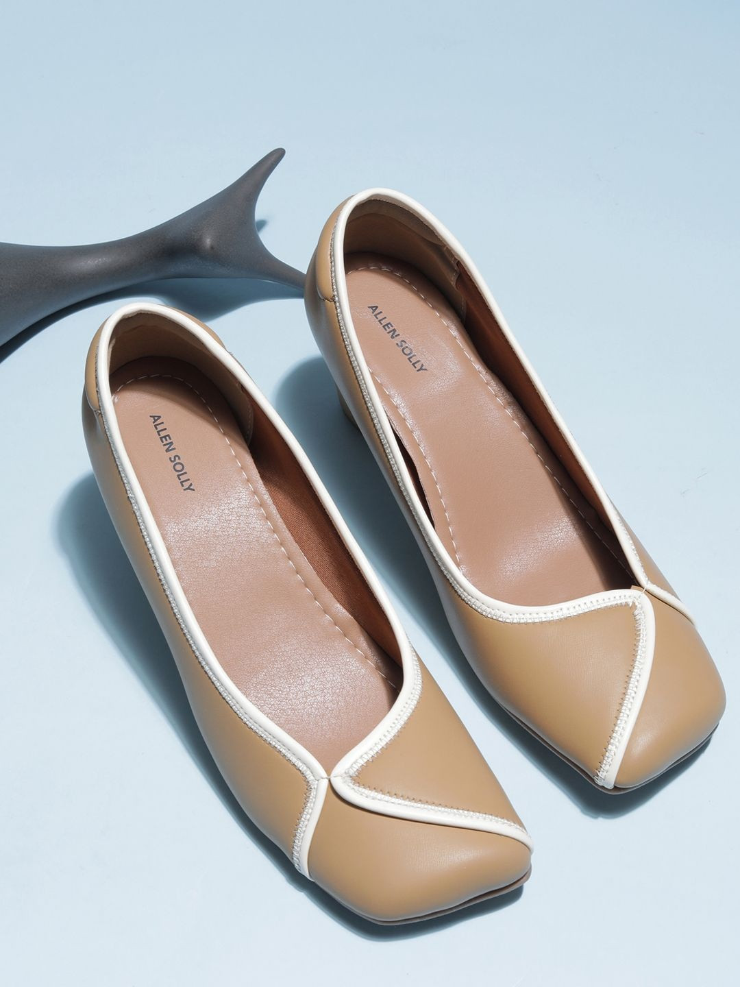 Allen Solly Woman PU Block Pumps