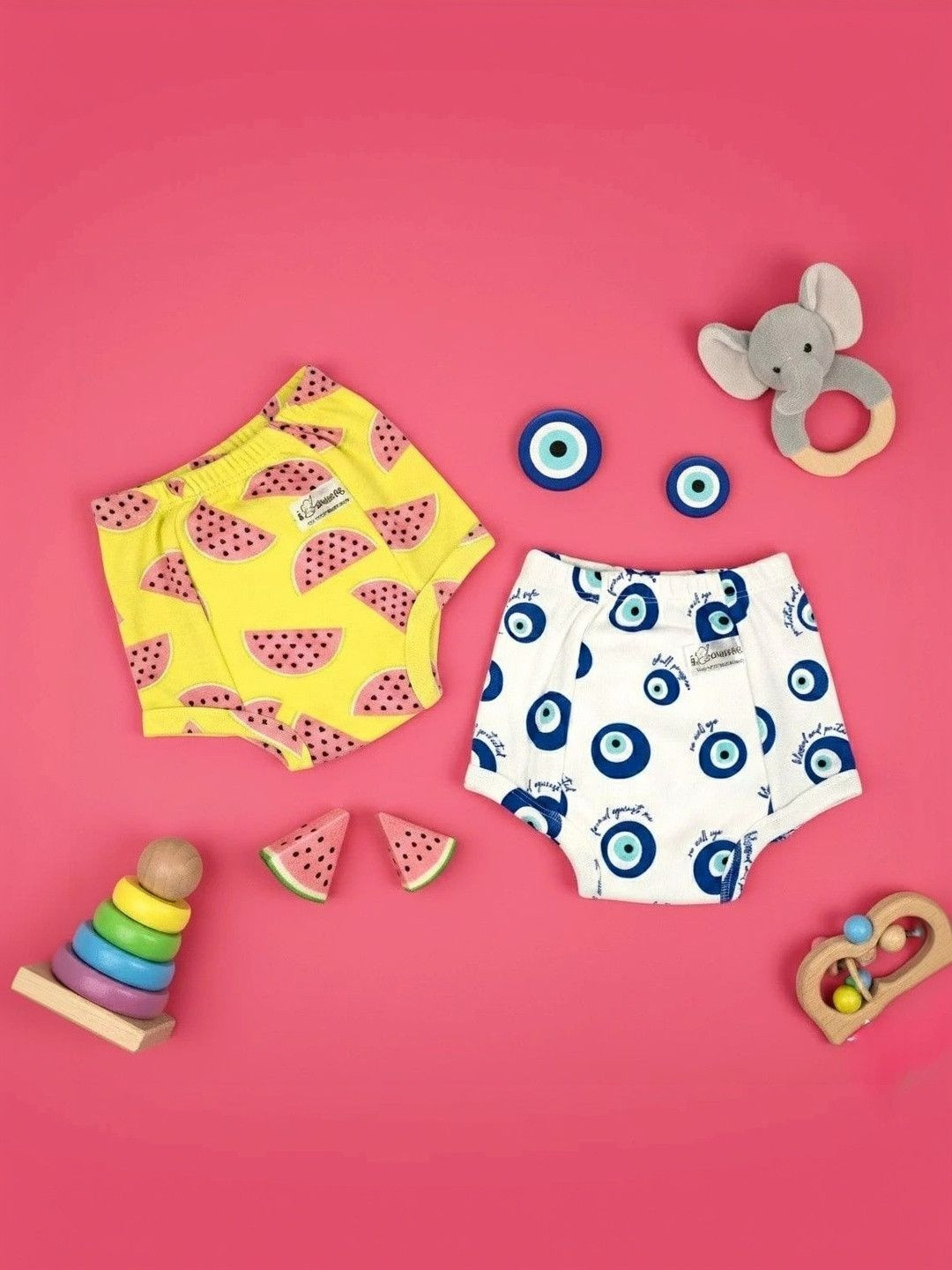 Snugkins Kids Pack Of 2 Printed Padded Cotton Potty Training Pants
