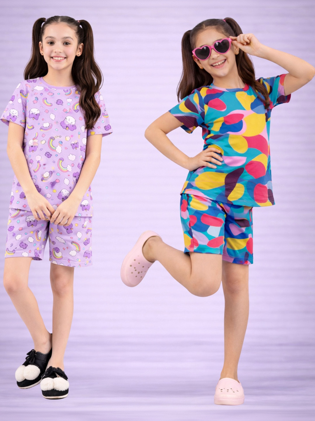 Girls Printed Nightdress 6