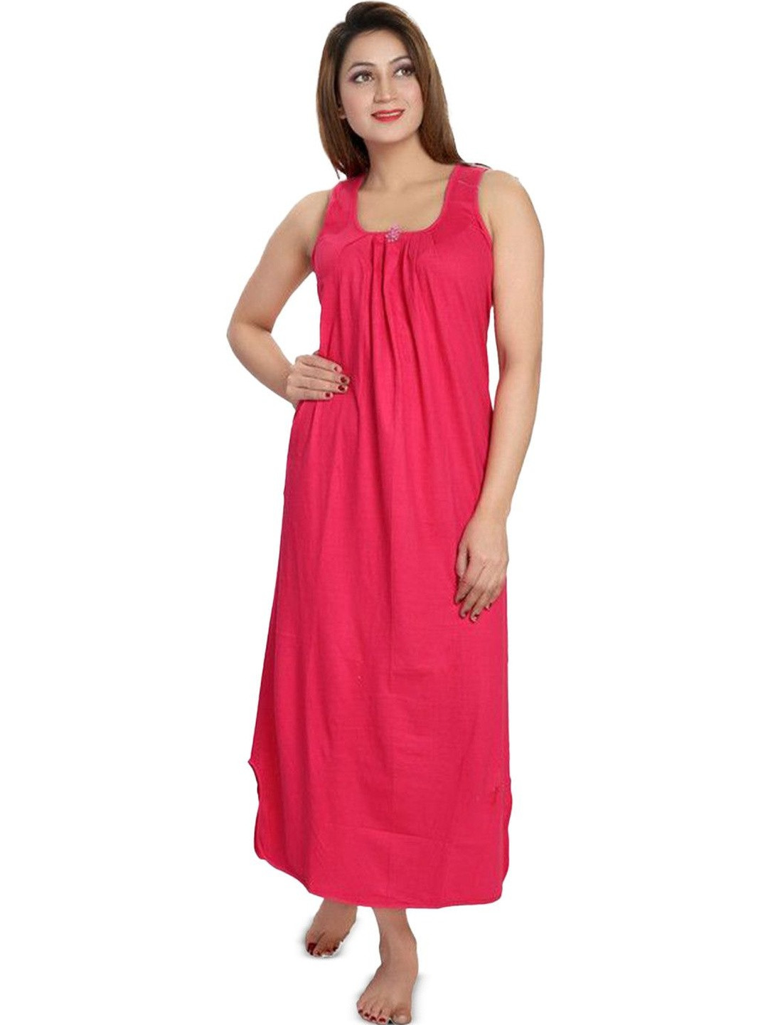 NIGHTY KING Sleeveless Maxi Nightdress