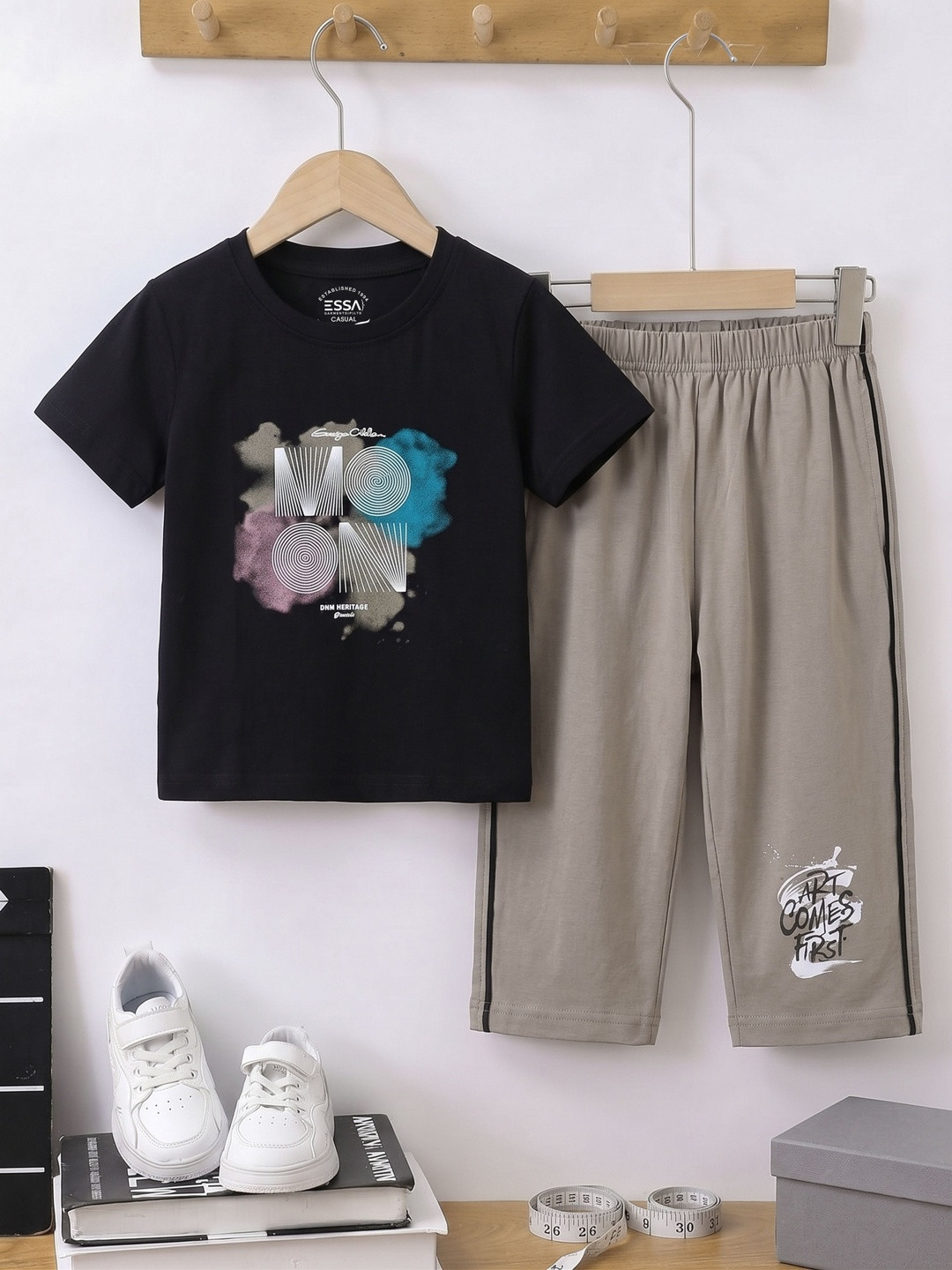 ESSA Boys Printed T-shirt with Capris