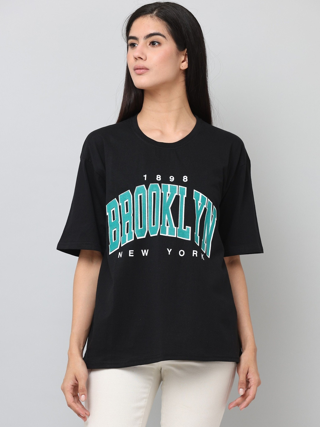 DDASPRATION Women Typography Printed T-shirt