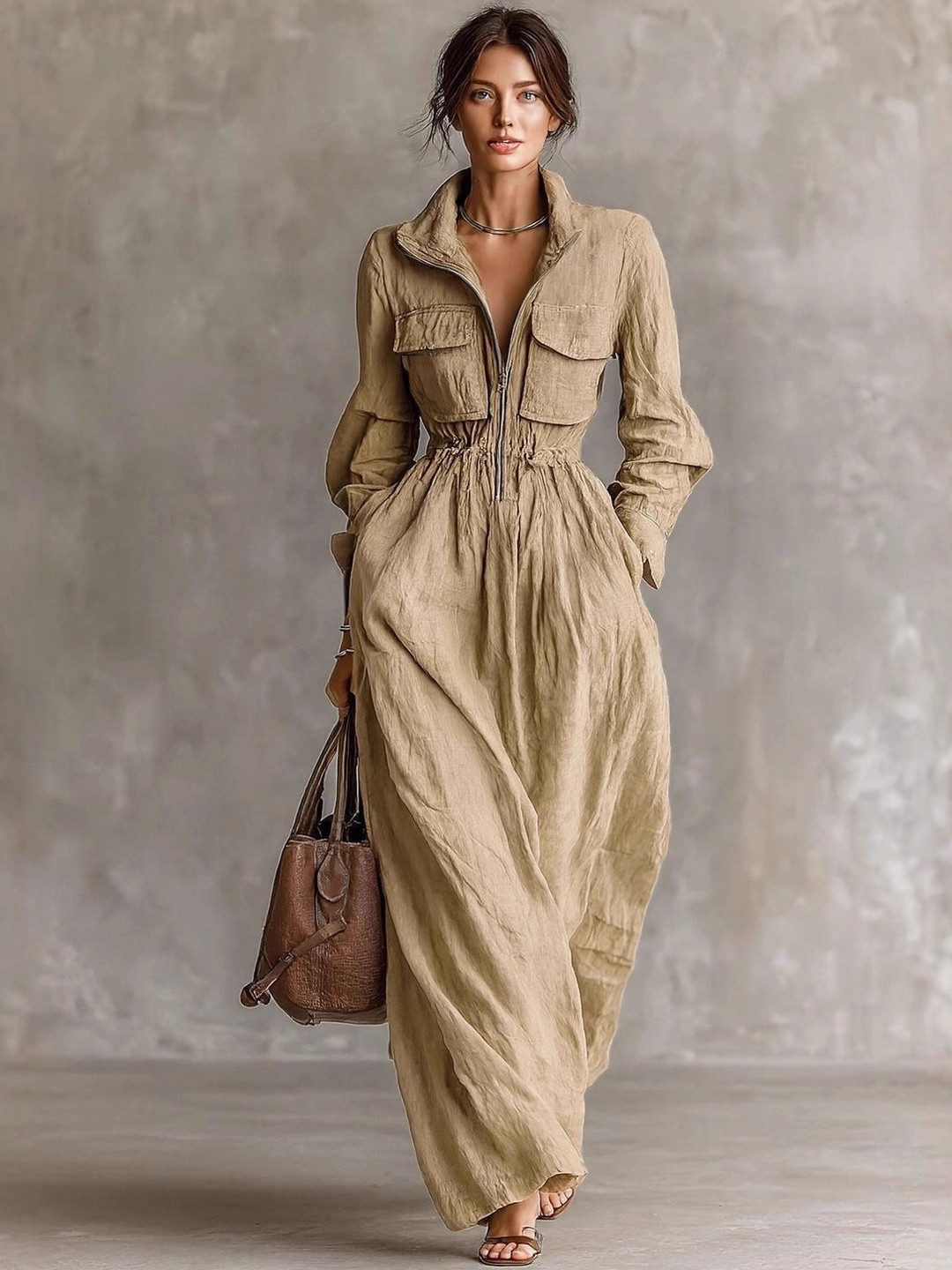 Suo Net Maxi Dress