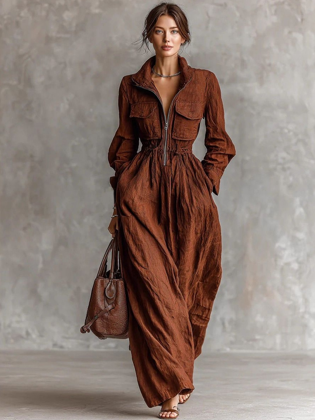 Suo Net Maxi Dress