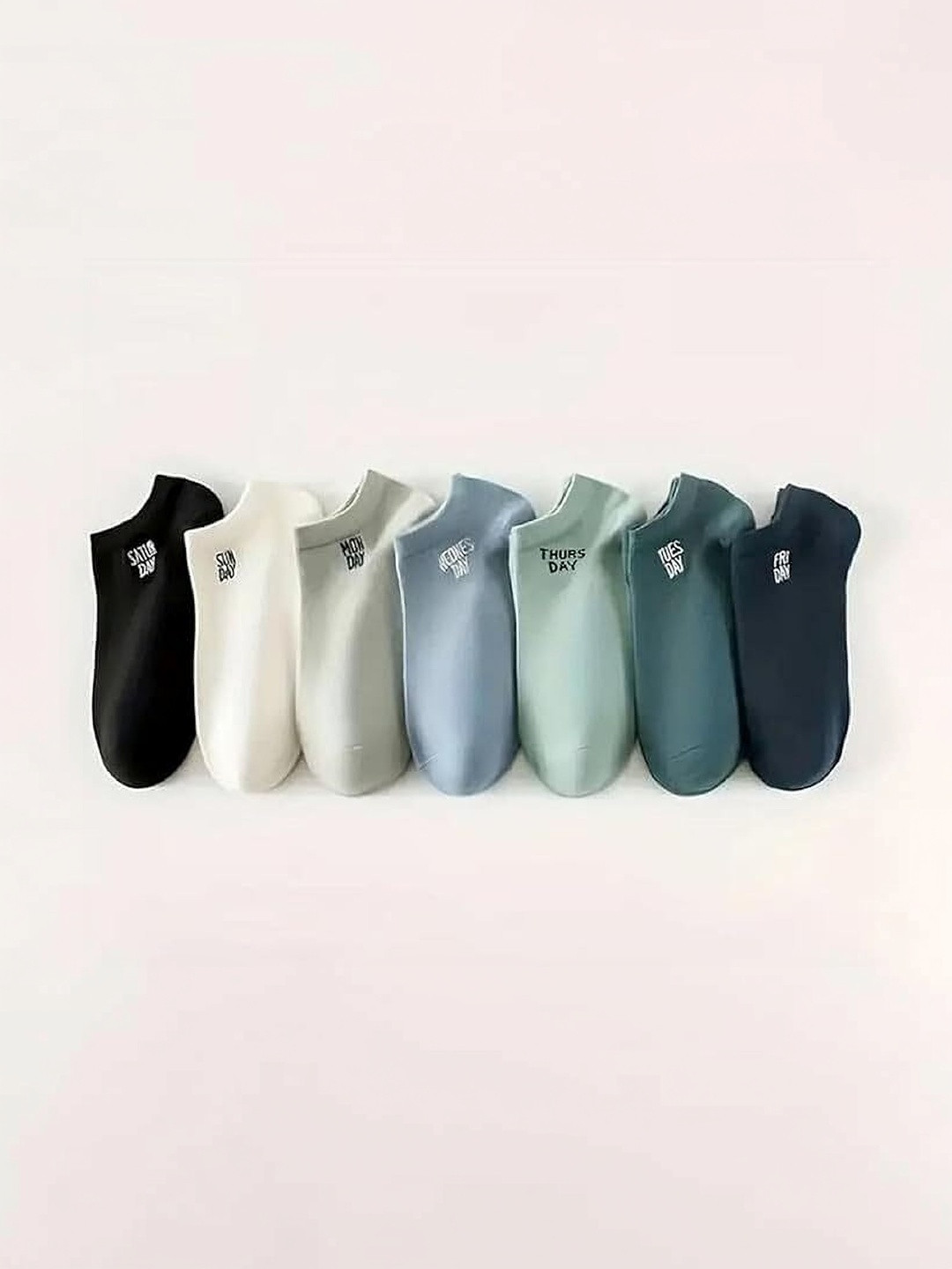 REDCARP Women Pack of 7 Cotton Ankle Length Socks