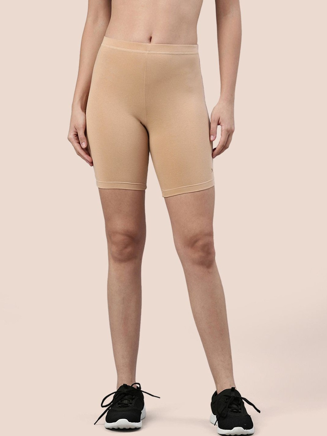 TWIN BIRDS Women Soft Viscose Mid-rise Stretchable Shorts