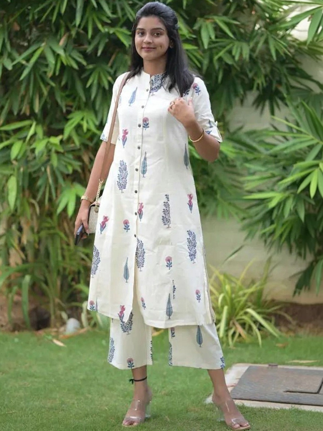 kiyooclothing Women Ethnic Motifs Printed Regular Kurta with Palazzos